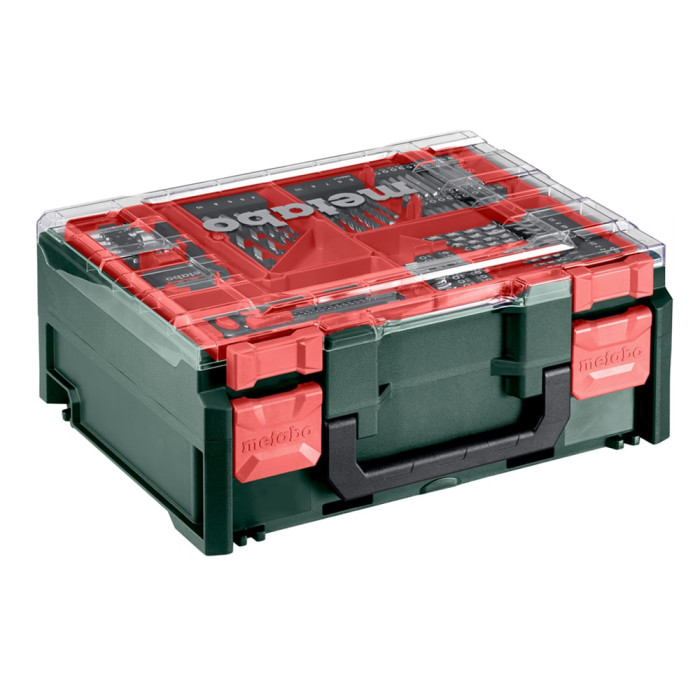 Аккумуляторная ударная дрель шуруповерт с инструментом Metabo SB 18 L BL, 2x2Ah Li-Power; зарядка SC 30 (613157710)