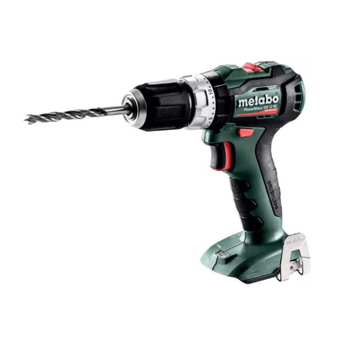 Аккумуляторный шуруповерт 12В с бесщеточным двигателем Metabo PowerMaxx SB 12 BL - каркас коробка (601077890)