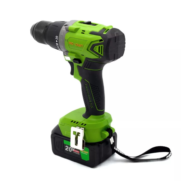 Аккумуляторный шуруповерт Procraft Industrial PA18BL Extra (101801)