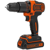 Акумуляторний ударний дриль-шуруповерт Black & Decker BDCHD18KB