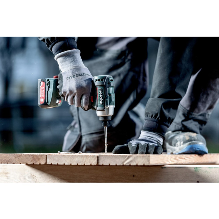 Аккумуляторный ударный гайкокрут Metabo PowerMaxx SSD 12 BL - 2х2.0Аг (Slide-in), зарядка SC-30, кейс МС05 (601115500)