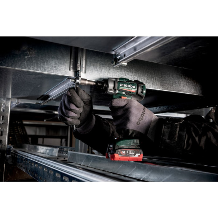 Аккумуляторный ударный гайкокрут Metabo PowerMaxx SSD 12 BL - 2х2.0Аг (Slide-in), зарядка SC-30, кейс МС05 (601115500)