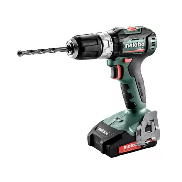 Аккумуляторный ударный шуруповерт Metabo SB 18L BL, 2x2Ah Li-Power; SC 30; metaBOX 145 (613157500)
