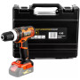 Дрель-шуруповерт аккумуляторный GTM DS18/40P (2690) + аккумулятор - 2шт, зарядное устройство, пластиковый кейс