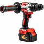 Дрель-шуруповерт аккумуляторный GTM DS18/50BL (2897), кейс, зарядное устройство, аккумулятор Li-ion 2А*ч - 2шт.