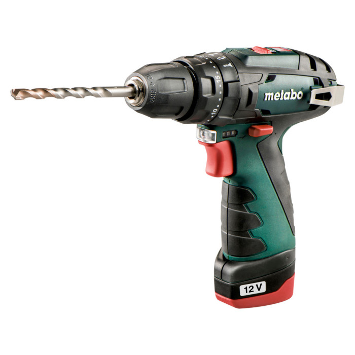 Ударний акумуляторний шуруповерт 10.8 В Metabo PowerMaxx SB + 2xLi-Power 2.0 Аг, зарядний пристрій LC 40 (600385500)