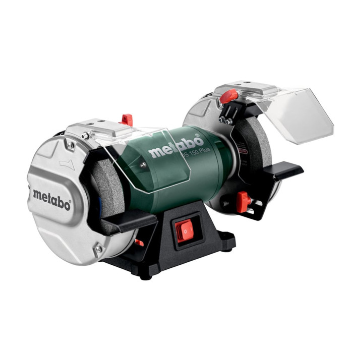 Заточный станок Metabo DS 150 Plus, диск 150 мм, LED, возможность установки щетки (604160000)