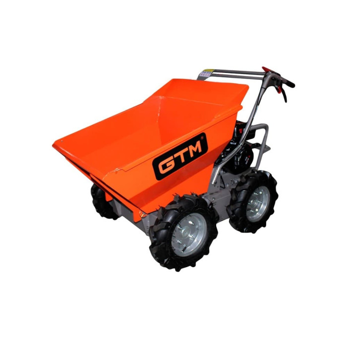 Самоходная строительная тележка думпер GTM T30 300 кг на колесах (39296)