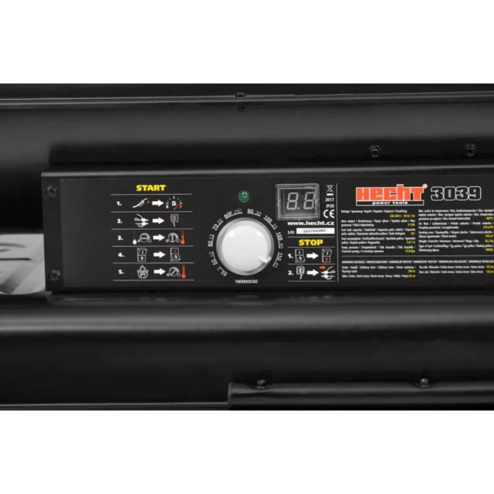 Дизельна теплова гармата HECHT 3039, теплова потужність 51 кВт, 175 000 Btu