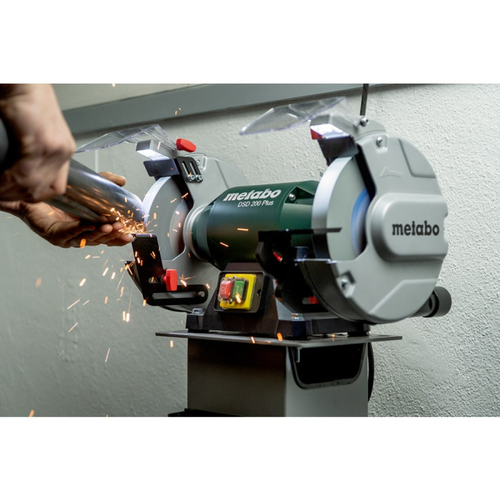 Точило Metabo DSD 200 Plus, диск 200 мм, LED, возможность установки щетки (604210000)