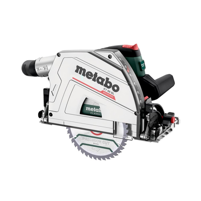 Дискова заглибна пила з безщітковим двигуном Metabo KT 66 BL, 165 мм диск, 5000 об/хв, коробка (601166000)