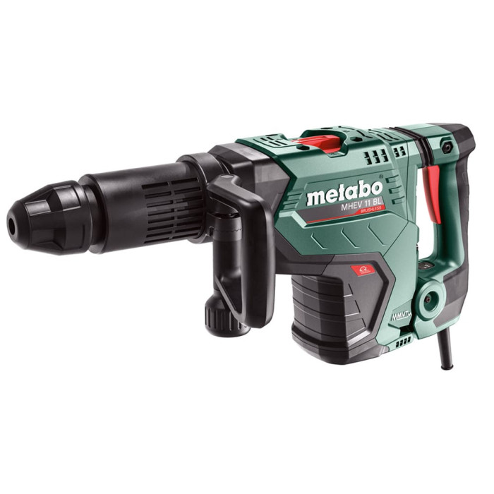 Отбойный молоток безщеточный двигатель Metabo MHEV 11 BL, SDS-max 1500Вт, 18 Дж (600770500)