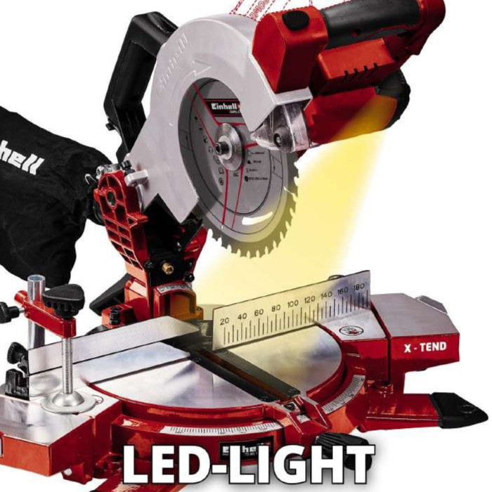 Пила торцовочная аккумуляторная Einhell TE-MS 18/210 Li - Solo (4300890) (без аккумулятора и зарядного устройства)