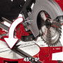 Пила торцовочная Einhell TC-SM 254 (4300385) наклон головы влево на 45°, лазер