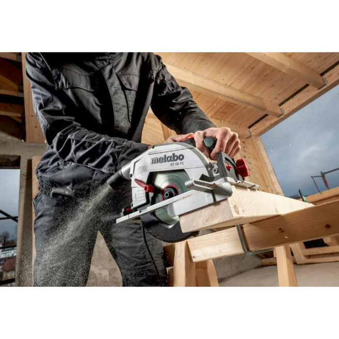 Ручная циркулярная пила Metabo KS 66 FS, 1500 Вт, 66 мм глубина реза (601066000)