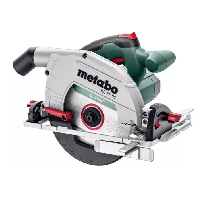 Ручная циркулярная пила Metabo KS 66 FS, 1500 Вт, 66 мм глубина реза (601066000)