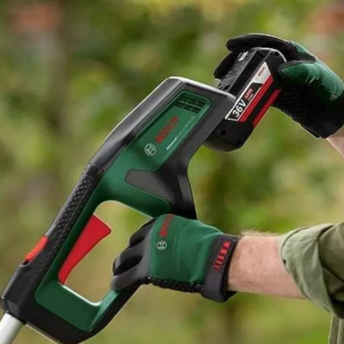 Тример акумуляторний безщітковий  Bosch AdvancedGrassCut 36V-23-750 (Акумулятор 36 В, 2.0 Ач + Зарядний пристрій AL 36V-20) (06008C1K03)