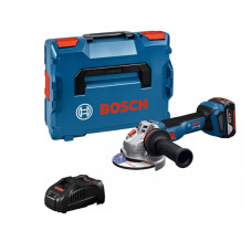 Болгарка аккумуляторная Bosch GWS 18V-11 S+ (1 аккумулятор GBA 18V 5.0Ah и вредоносное устройство GAL 1880 CV + L-BOXX 136) (06019N4003)