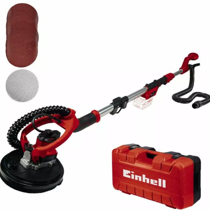 Шлифмашина для стен и потолка аккумуляторная Einhell TE-DW 18/225 Li-Solo (4259990)