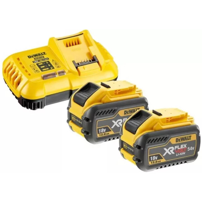 Зарядний пристрій DeWALT DCB118Y2 (зарядний пристрій+2 акумулятори)