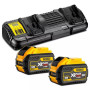 Зарядний пристрій DeWALT DCB132X2, 2 акумулятора
