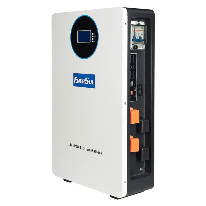 Акумуляторна батарея EnerSol LiFePO4 EB-SK-51.2V100Ah, 5.12 кВт/г, 100 Аг., 51.2 В, вага 42.5 кг