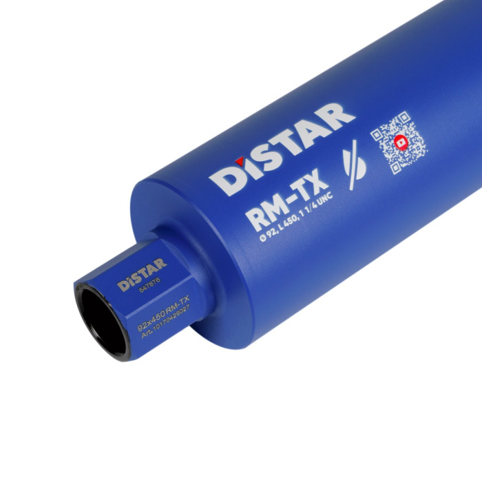 Алмазная коронка для армированного бетона Distar DDS-W 092x450-6x1 1/4 UNC DLD 092 RM-TX (10170429027)