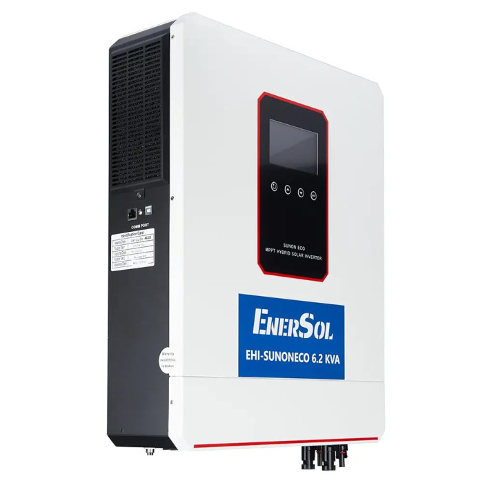 Инвертор гибридный EnerSol EHI-SUNONECO6.2KW (6.2 кВт, 51.2 В, с MPPT и Wifi) + Аккумуляторная батарея LiFePO4 EnerSol EB-SK-51.2V100Ah