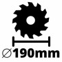 Пила циркулярная аккумуляторная бесщеточная Einhell TE-CS 18/190 Li BL - Solo (4331210) (без аккумулятора и ЗУ)
