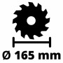 Пила циркулярная аккумуляторная Einhell TE-CS 18/165-1 Li-Solo (4331207) (без аккум.)