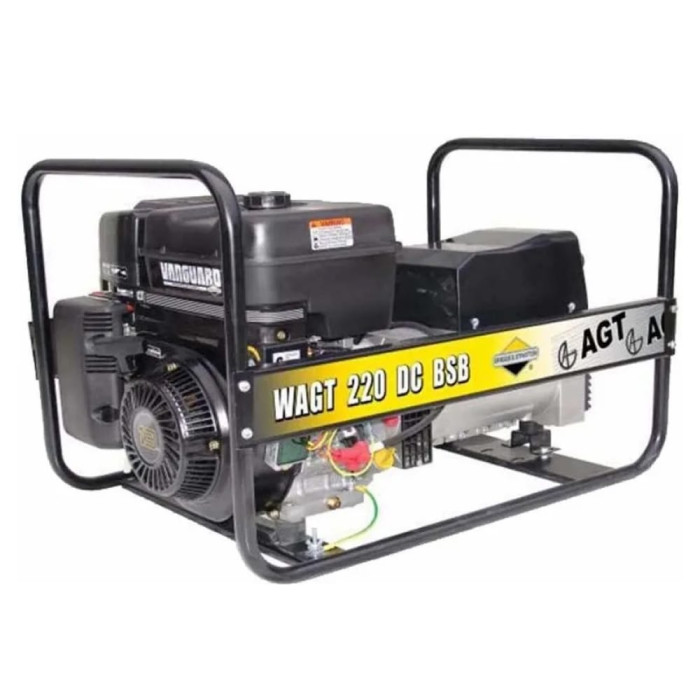Генератор бензиновый сварочный AGT WAGT 220 DC BSB R26  (PFWAGT220DCB26)