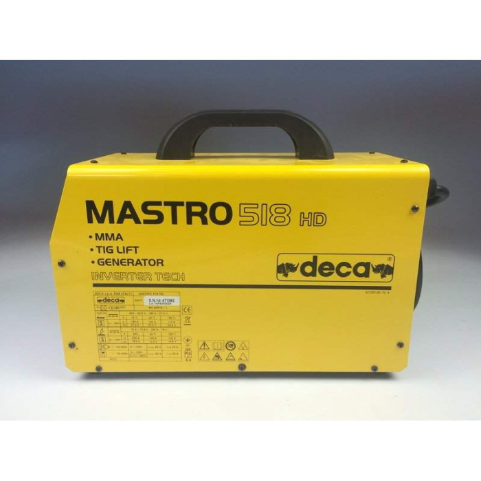 Зварювальний інвертор Deca MASTRO 518 HD GEN