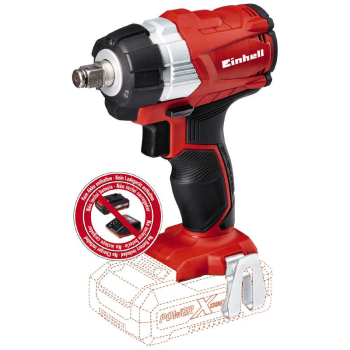 Ударна викрутка акумуляторна безщіткового Einhell TE-CW 18 Li BL - Solo (4510040)