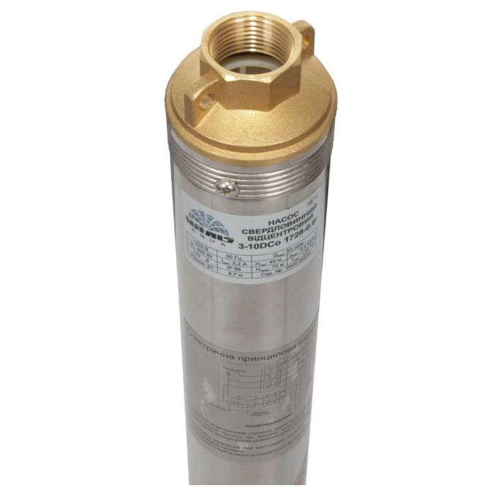 Насос погружной скважинный центробежный Vitals aqua 3-10DCo 1728-0.6r