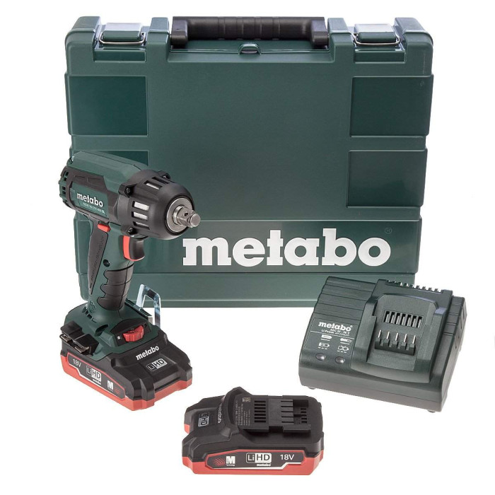 Гайковерт Metabo SSW 18 LTX 400 BL 2xLi-PowerExtreme 5.2Ач (602205650)