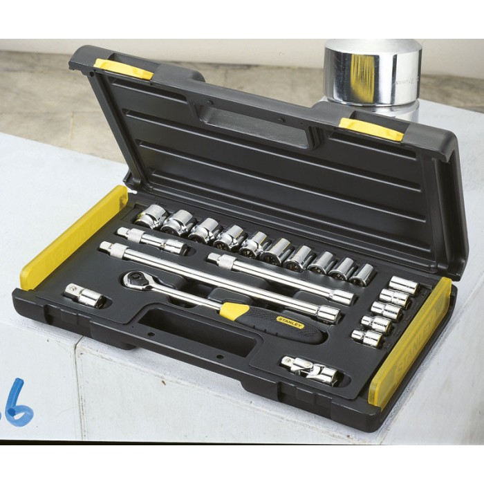 Набор торцевых головок Stanley MicroTough 7-24 мм + держатель 21 предмет (2-85-583)