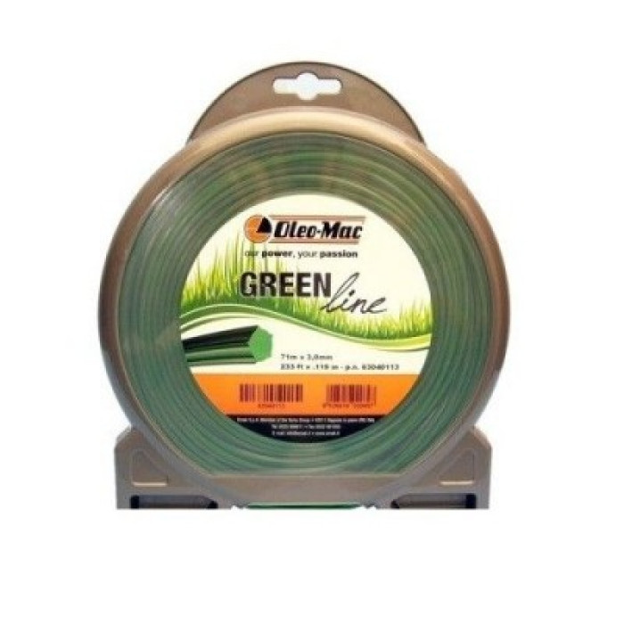 Косильная леска Oleo-Mac GREENLINE (3x44 м) (63040206)
