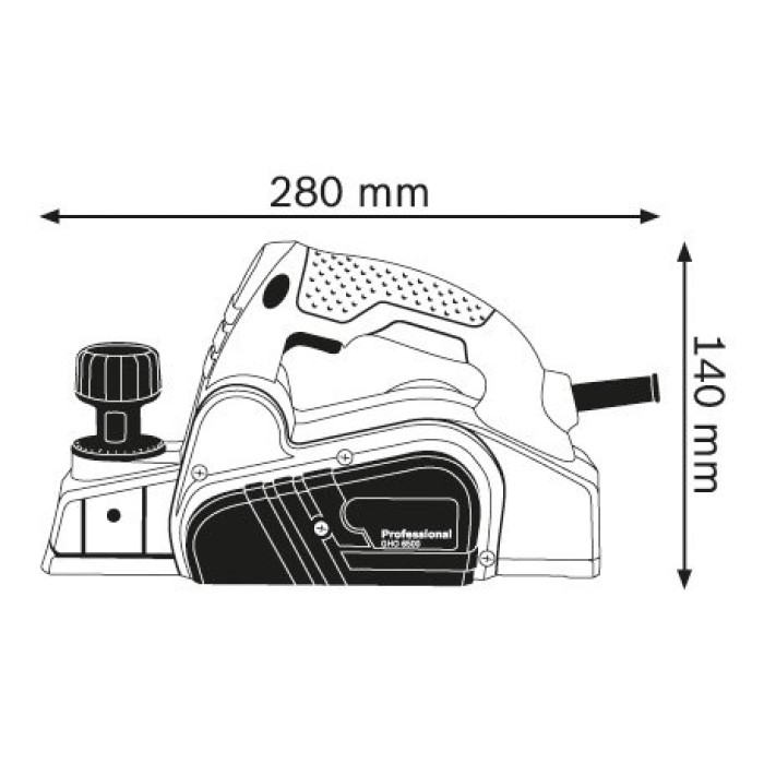 Електрорубанок Bosch GHO 6500 (0601596000)