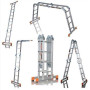 Лестница шарнирная WERK LC2412 (4х3) (35271)