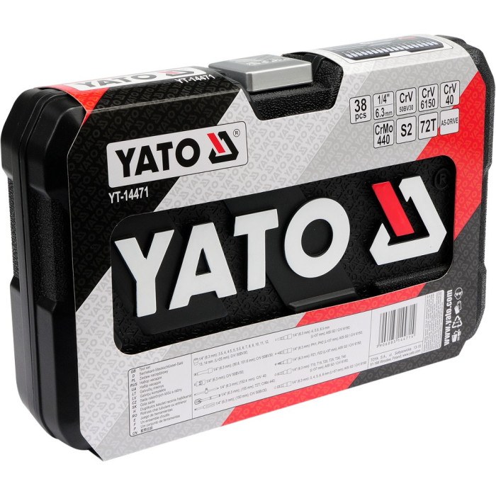 Набор торцевых головок Yato YT-14471