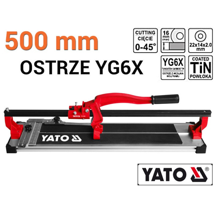 Плиткорез ручной Yato YT-3706