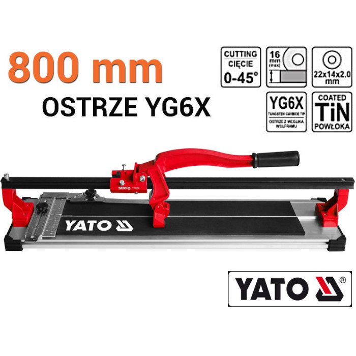 Плиткорез ручной Yato YT-3708