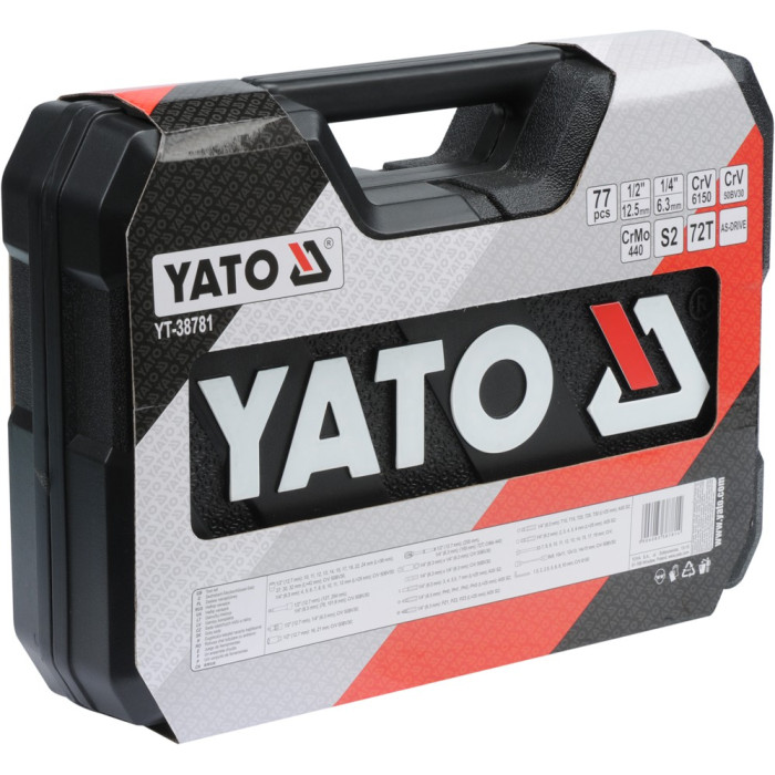 Набор торцевых головок Yato YT-38781