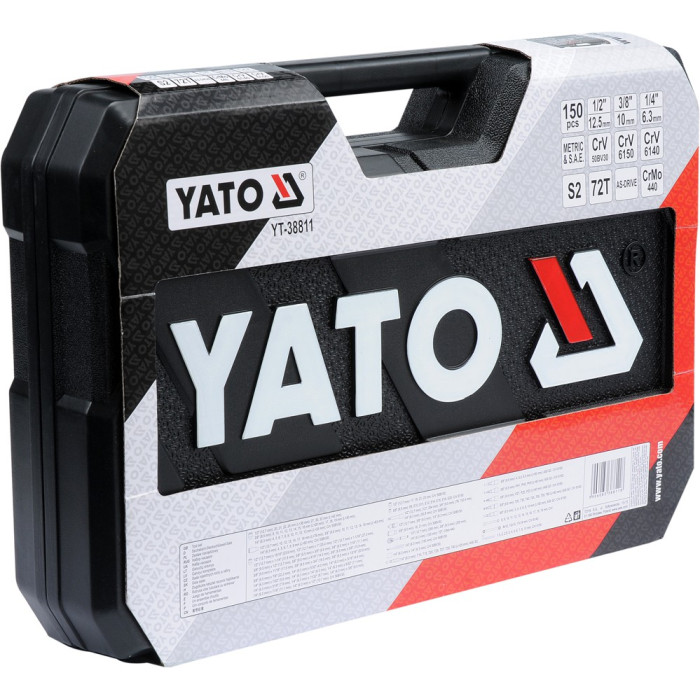 Набор торцевых головок Yato YT-38811