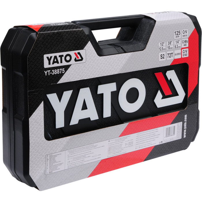 Набор торцевых головок Yato YT-38875