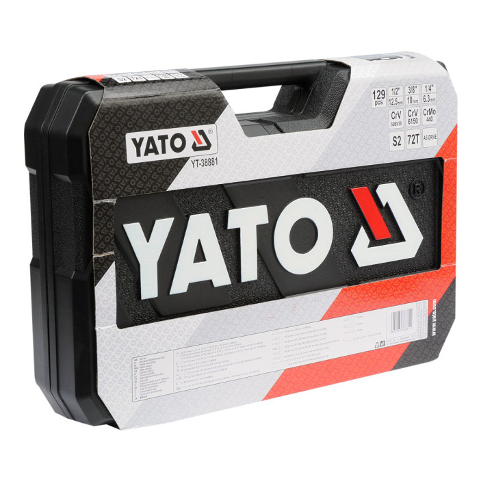 Набор торцевых головок Yato YT-38881