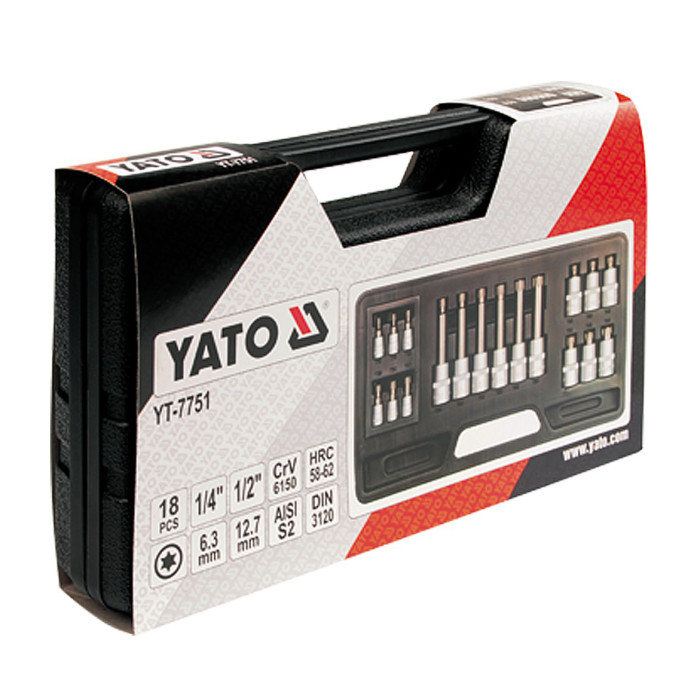 Набор торцевых головок Yato YT-7751