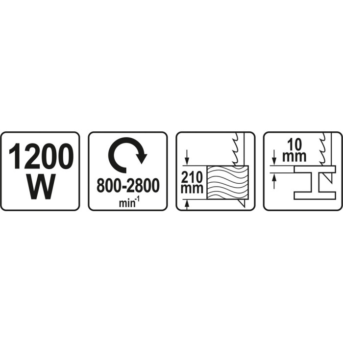 Шабельна пила Yato YT-82280