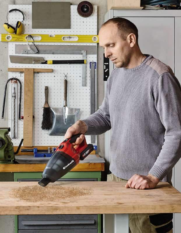 особенности Einhell TE-VC 18 Li Solo